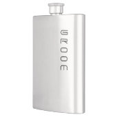 Flasque Groom Customizable Wedding Party Flask (Gauche)
