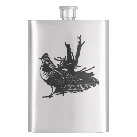 Flasque Grouse de Ruffed (devant)