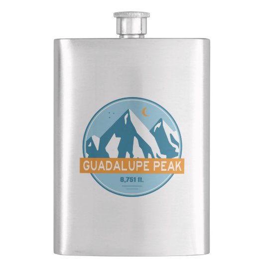 Flasque Guadalupe Peak Texas Stars Moon (devant)