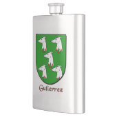 Flasque Gutierrez Bouclier héraldique (Gauche)