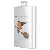 Flasque Halloween Flask Sorcière Citrouille Flying Broom (Gauche)