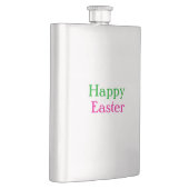 Flasque Happy easter boho vert rose enfants ajouter nom ti (Droite)