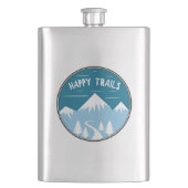 Flasque Happy Trails Randonnée (devant)