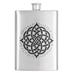 Flasque Harmonie infinie : Mandala Sacrée Symbole Celtique