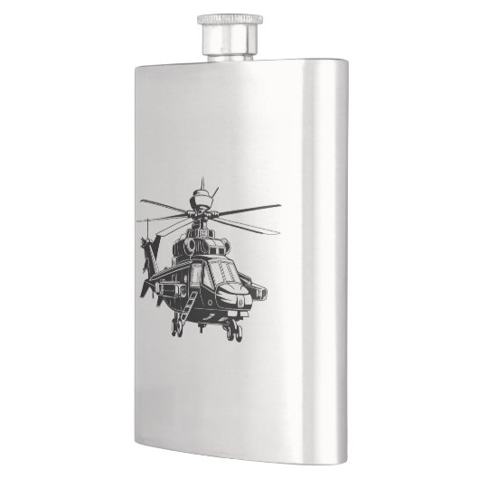 Flasque Hélicoptère Apache 64 (Gauche)