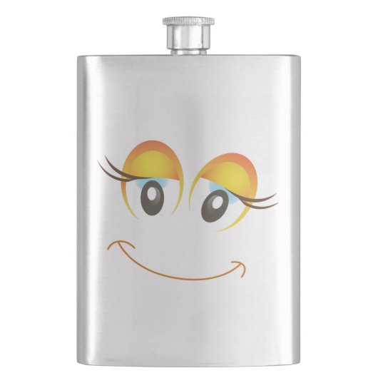 FLASQUE HEUREUSE FILLE FACE (devant)