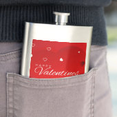 Flasque Heureuse Sainte-Valentin (En situation)