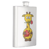 FLASQUE "HEUREUSE SAINTE-VALENTIN" GIRAFFE (Droite)