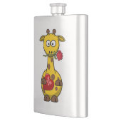 FLASQUE "HEUREUSE SAINTE-VALENTIN" GIRAFFE (Gauche)
