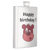 FLASQUE "HEUREUX ANNIVERSAIRE" OURS (Droite)