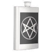 Flasque Hexagramme unicoural blanc tombé (Droite)