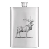 Flasque Hip flask with Deer (devant)