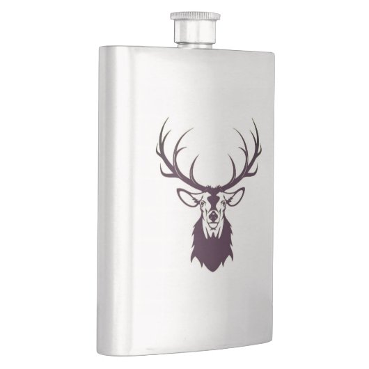 Flasque Hip flask with deer (Droite)