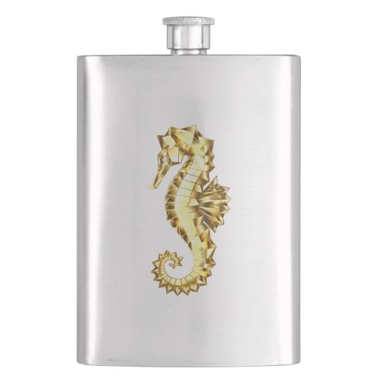 Flasque Hippocampe Polygonal Or (devant)