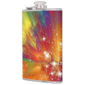Flasque Hipster Explosion de Couleurs (Gauche)