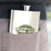 Flasque Holston River Tennessee Kayak (En situation)