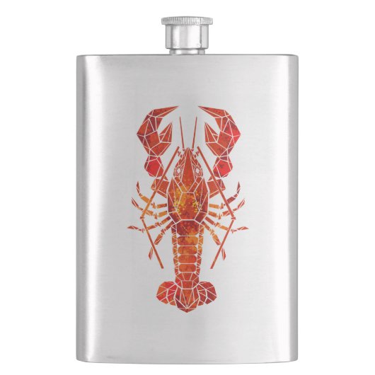 Flasque Homard polygonal rouge (devant)