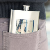 Flasque Honganji Temple Vista du Mont Fuji Bois japonais (En situation)