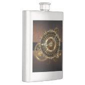 Flasque Horloge Steampunk avec des engrenages anciens (Droite)
