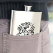 Flasque Hush Monogramme (En situation)