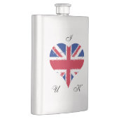 Flasque I Heart UK Anglais Drapeau Union Jack (Droite)