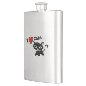 Flasque I love cats (Gauche)