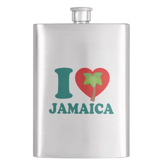Flasque I Love Jamaica (devant)