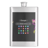 Flasque Icônes de médias sociaux tendance Google barre de  (devant)