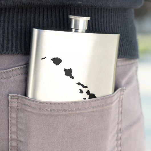 Flasque Îles d'Hawaï (En situation)