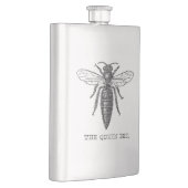 Flasque Illustration d'antiquité de l'insecte de la reine (Droite)