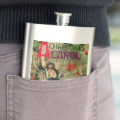 Flasque Illustration de l'esprit de Noël présent Scrooge (En situation)