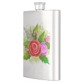 Flasque Illustration des fleurs roses (Gauche)