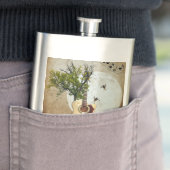 Flasque Imaginaire de guitare décoré (En situation)