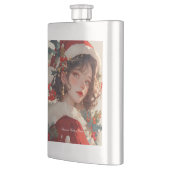 Flasque Imaginaire de Noël : Fêtes Romantiques Classique (Gauche)