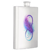 Flasque Infini avec plume violette (Droite)