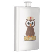 Flasque Infirmière Owl (avec bandaid) (Droite)