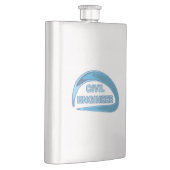 Flasque Ingénieur civil bleu (Droite)