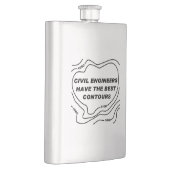 Flasque Ingénieur Civil Meilleurs Contours (Droite)