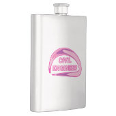 Flasque Ingénieur civil rose (Droite)