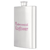 Flasque Ingénieur De l'environnement rose (Gauche)