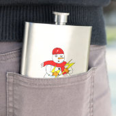 Flasque Ingénieur électrique Snowman (En situation)