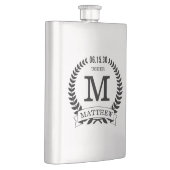 Flasque Initiales Usher (Droite)