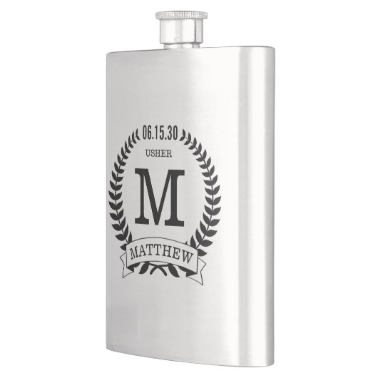 Flasque Initiales Usher (Gauche)