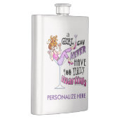 FLASQUE INOXYDABLE - TROP DE MARTINIS (Droite)