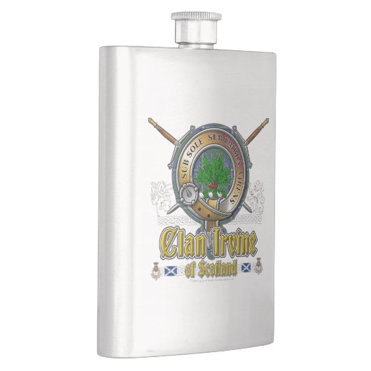 Flasque Insigne de clan d'Irvine (Droite)