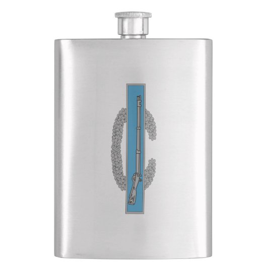 Flasque Insigne de l'Infanteur de combat CIB Armée Vétéran (devant)