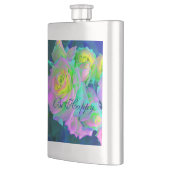 Flasque Iridescente esthétique Roses précoces Soyez heureu (Gauche)