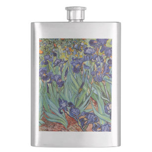 Flasque Iris de Van Gogh Peinture Impressionniste