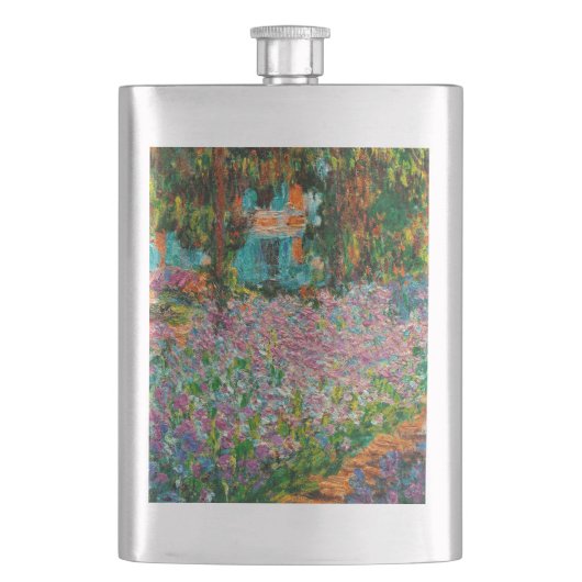 Flasque Iris Jardin Monet Giverny fleurs (devant)