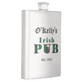 Flasque Irish Pub Bar Tavern Classique en acier inoxydable (Droite)